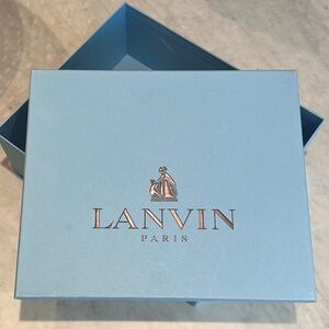Blue and Black Lanvin Paris Box 14.5x12x5.5
